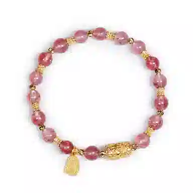 恋银手作 守护佛新中式复古手饰 玛瑙 手串 男女同款情侣款