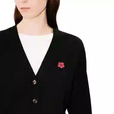 KENZO Floral Embroidered Cardigan