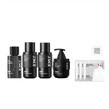 爵威尔 男士控油平衡水乳洁面套装 控油祛痘深层清爽补水保湿嫩肤收缩毛孔油肌专研 净肤三件套+精华液/面霜/素颜霜/香水