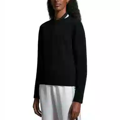 Moncler Embroidered Logo Cashmere Wool Jumper