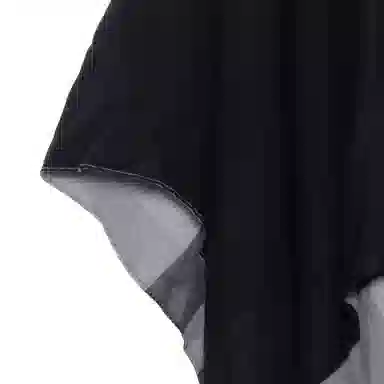 Burberry FW22 Wool Reversible Poncho Jacket Charcoal