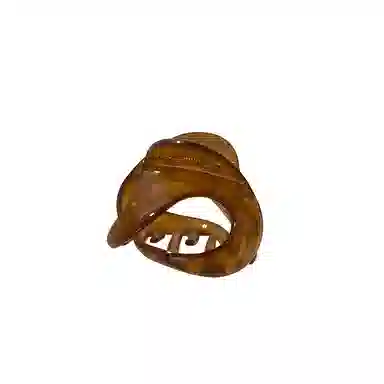 水中玉 不规则小号抓夹网红发卡后脑勺鲨鱼夹简约气质夹子头饰 亚克力 发夹 女款