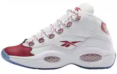 Reebok Question Mid White Red