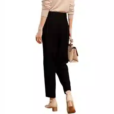 恒源祥 高腰不规则哈伦休闲裤 女款