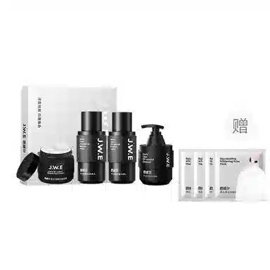 爵威尔 男士控油平衡水乳洁面套装 控油祛痘深层清爽补水保湿嫩肤收缩毛孔油肌专研 净肤三件套+精华液/面霜/素颜霜/香水