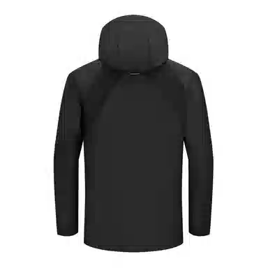 阿尔卑斯 户外防风防水纯色连帽宽松拉链长袖夹克外套 男女同款