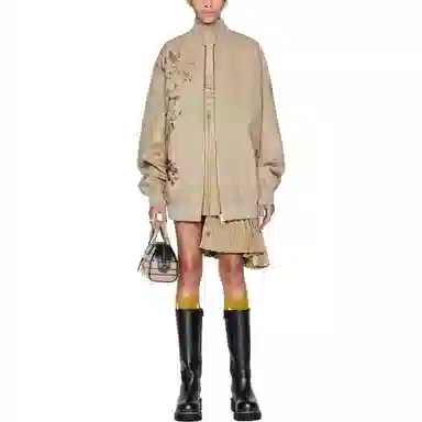 DIOR Botanical Zip Jacket Khaki