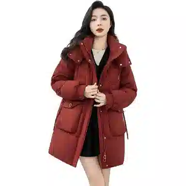 鸭鸭 时尚通勤保暖外套羽绒服 女款