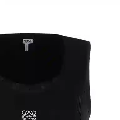 LOEWE Sleeveless Pullover Black