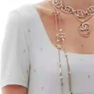 CHANEL Logo Print T-Shirt