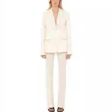Chloe High-Waisted Tailored Pants