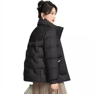 鸭鸭 新款短款立领时尚休闲保暖羽绒服 女款