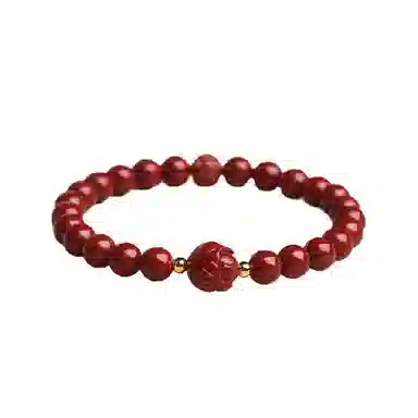 盈满堂 好事莲莲 新中式莲花 朱砂 手串 女款