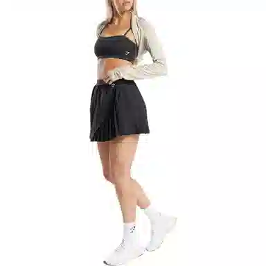 Gymshark Pleated Skirt Black