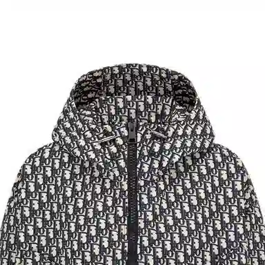 Dior SS23 Logo Zip Hoodie Blue