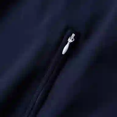 Miu Miu Embroidered Logo Zip Jacket Blue