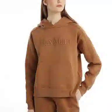 'S MAX MARA Hoodie Camel