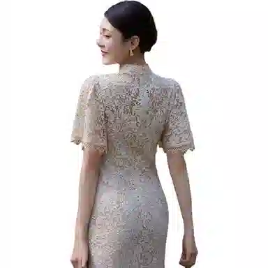 四美子 改良国风鱼尾旗袍 女款