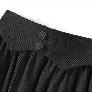 她池 时尚设计感休闲长裙 女款