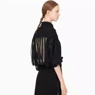 Feng Chen Wang Short Sleeve Shirt Black