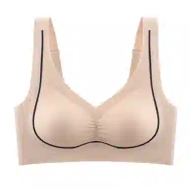 都市丽人 提拉无痕大胸显小胸聚拢乳胶无钢圈收副乳防下垂文胸 女款