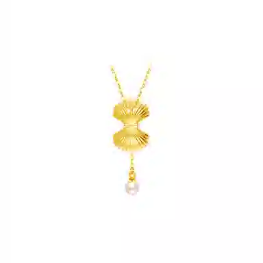 曼卡龙 垂爱小贝壳 足金 按克计价 黄金吊坠 女款
