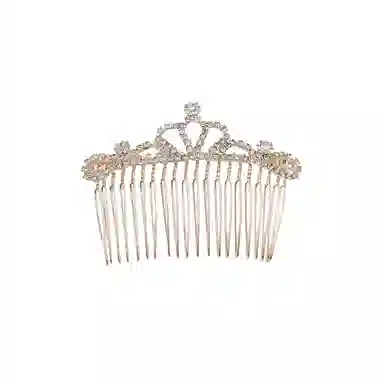 贯古今 气质盘发插梳发梳盘发叉夹蝴蝶结发卡碎发整理 合金 发簪 女款