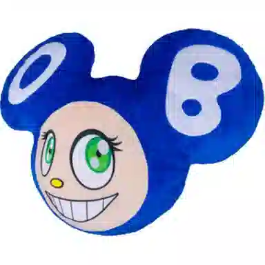 Murakami Kaikai Kiki DOB Plush Doll Blue/Red/Black 55cm