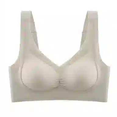 都市丽人 提拉无痕大胸显小胸聚拢乳胶无钢圈收副乳防下垂文胸 女款