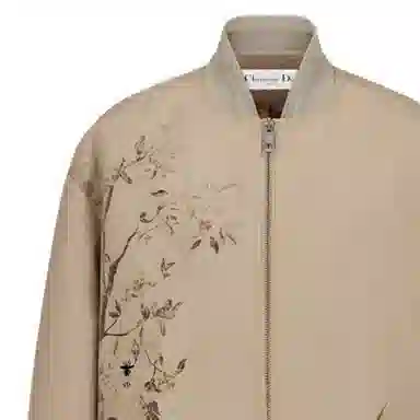 DIOR Botanical Zip Jacket Khaki
