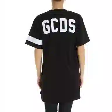 GCDS Classic Logo Dress Black