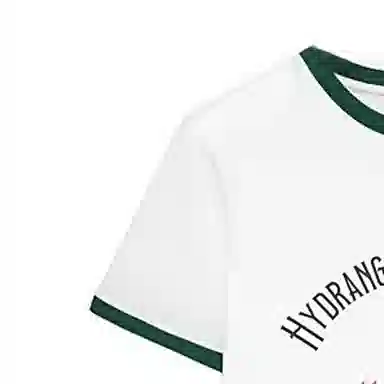 LOEWE SS23 Colorblock Logo Floral T-Shirt White