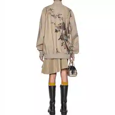 DIOR Botanical Zip Jacket Khaki