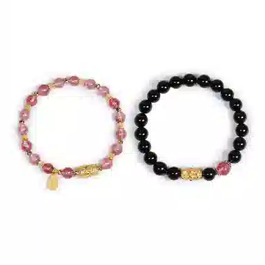 恋银手作 守护佛新中式复古手饰 玛瑙 手串 男女同款情侣款