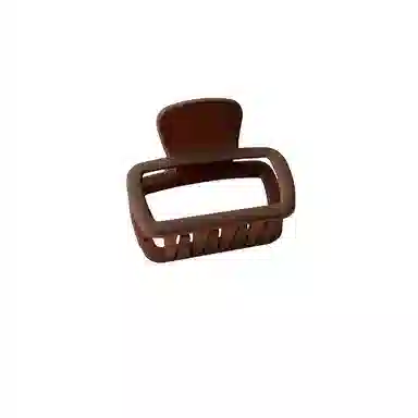 水中玉 磨砂方形小号抓夹后脑勺半扎发鲨鱼夹简约发卡高端夹子头饰 亚克力 发夹 女款