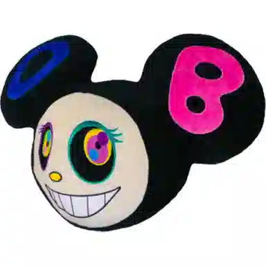 Murakami Kaikai Kiki DOB Plush Doll Blue/Red/Black 55cm