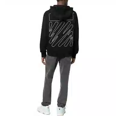 OFF-WHITE Hoodie Black
