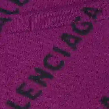 Balenciaga SS22 V-Neck Cardigan Purple