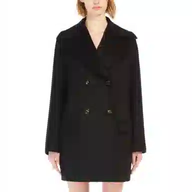 MaxMara studio Kent Wool Double-Breasted Pea Coat