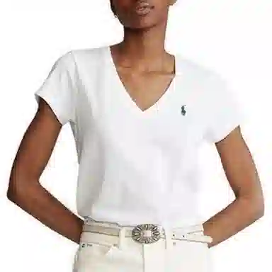 Polo Ralph Lauren V-Neck T-Shirt White