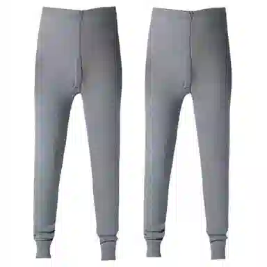 兰缪 加厚摇粒绒青少年秋裤高弹修身不紧绷螺纹收口防风新升级抗寒舒适透气保暖裤 男款