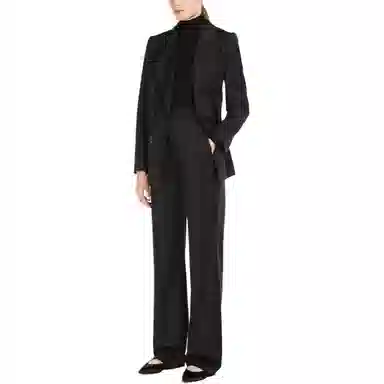 MaxMara Nelson Trousers In Wool Twill