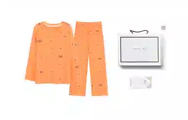 歌倩雅 带胸垫家居服加大码睡衣礼盒 女款 图色