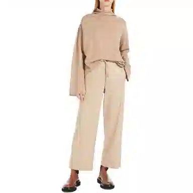 MAX MARA Baldo Cashmere Polo-Neck Sweater Honey