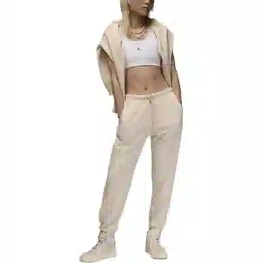 Jordan Jogger Pants Women's Light Brown/White