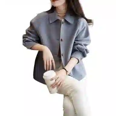 【dme】 翻领小个子长袖大衣 女款