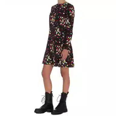 Saint Laurent FW21 Printed Flared Dress