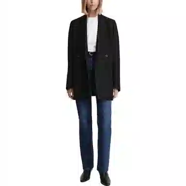 TOTEME Wool Blend Double Breasted Blazer