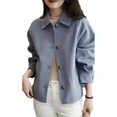 【dme】 翻领小个子长袖大衣 女款