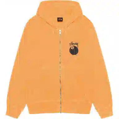 Stussy 8 Ball Pig Dyed Zip Hood